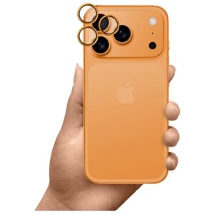 Camera lens protection 3MK HARDY Lens Protection Pro skirta Apple iPhone 17 Pro / 17 Pro Max orange - Image 8