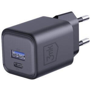 Laidinis įkroviklis 3MK Hyper Charger PD 33W GaN QC4+ PPS AFC FCP SCP USB-A + USB-C juodos spalvos - Image 6