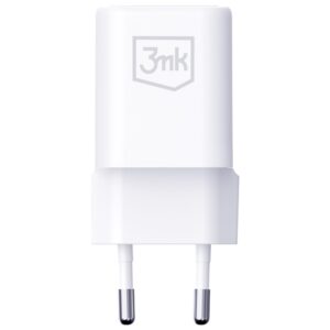 Laidinis įkroviklis 3MK Hyper Charger PD 33W GaN QC4+ PPS AFC FCP SCP USB-A + USB-C baltos spalvos - Image 2