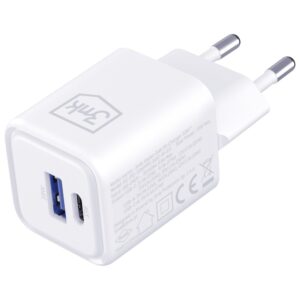 Laidinis įkroviklis 3MK Hyper Charger PD 33W GaN QC4+ PPS AFC FCP SCP USB-A + USB-C baltos spalvos - Image 3