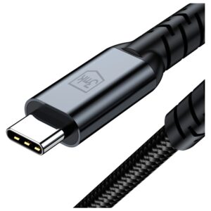 Kabelis 3MK Hyper Kabelis N-SERIES USB-C Thunderbolt 4 1m 48V/5A 40Gb/s 240W 8K60Hz juodos spalvos - Image 4