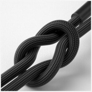 Kabelis 3MK Hyper Kabelis N-SERIES USB-C į USB-C 50cm PD 3.0 QC 3.0 20V/3A 60W juodos spalvos - Image 3
