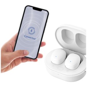 Wireless Ausinės 3MK FlowBuds 6.0 White - Image 8