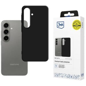 Dėklas 3MK Matt Pro skirtas Samsung Galaxy A57 juodos spalvos