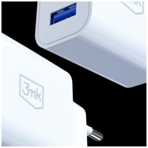 3MK FlowPower Laidinis įkroviklis 2xUSB-A 10W 2.4A baltos spalvos - Image 8