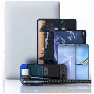 Kabelis 3MK Hyper Kabelis N-SERIES USB-C skirta USB-C 1m 20V/5A 100W juodos spalvos - Image 6