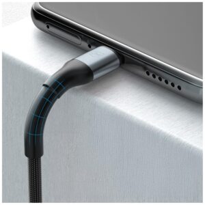 3MK Hyper Cable N-SERIES USB-C to USB-C Cable 3m 20V/5A 100W juodos spalvos** - Image 7