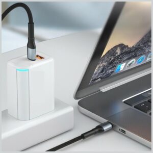 3MK Hyper Cable N-SERIES USB-C to USB-C Cable 3m 20V/5A 100W juodos spalvos** - Image 8