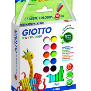 Plastilinas Fila Giotto Patplume 10x20g, 10 spalvų
