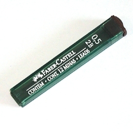 Grafitai Faber-Castell, 2B, 0,5mm, 12 vnt.