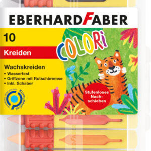 *Aliejinės pastelės EberhardFaber, Colori, 10 spalvų