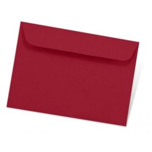 Dekoratyvinis vokas Artoz C6, 114x162mm, 100g, bordo spalvos, 1vnt - Image 1