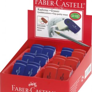 Trintukas Faber-Castell Sleev Mini, raudonos arba mėlynos spalvos - Image 3