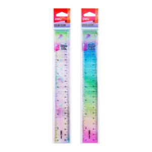 Liniuotė DELI H653, 20cm, įvairių spalvų - Image 5