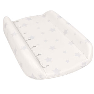 Rigid contoured changing mat topper 85x50 cm for crib and dresser stars ECOTOYS - Image 4