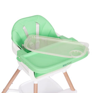 Vaikiška maitinimo kėdutė 2-in-1, žalia, ECOTOYS - Image 4