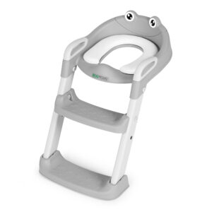 Vaikiška klozeto sėdynė su laipteliais ir kopėtėlėmis, mėlyna, ECOTOYS - Image 4