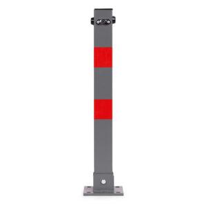 Sulankstomas parkavimo stulpas 60 cm su raktu ir šviesą atspindinčiomis juostomis - Image 4