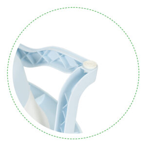 Baby Bathtub Travel Foldable with Drain Grey - Image 4