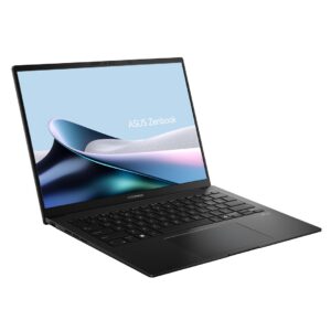 ASUS Zenbook 14 OLED UM3406KA-WS79T nešiojamas kompiuteris AMD Ryzen AI 7 350 Knyginis kompiuteris 35,6 cm (14") Lietimui jautrus ekranas WUXGA 32 GB LPDDR5x-SDRAM 1 TB SSD Wi-Fi 6E (802.11ax) Windows 11 Home Juoda Naujas / Repack - Image 3