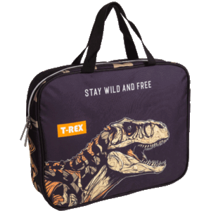 Dėklas dokumentams - piešiniams DeVente, T-Rex A4(36x28x8cm) tekstilinis