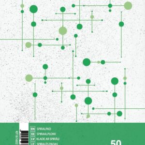 Sąsiuvinis College Circles, A4, 50 lapų, linijomis, su spirale šone