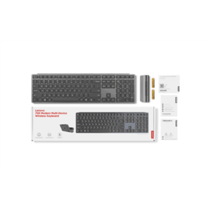 Lenovo | 700 Modern Multi-Device | Keyboard | Wireless | Lithuanian | Bluetooth | Luna Grey - Image 2