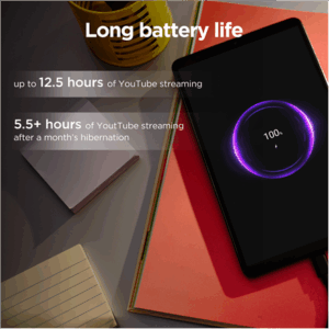 Lenovo Tab One Wi-Fi (w/o power adapter) | ZAF00255SE | 8.7 " | Luna Grey | IPS | 1340 x 800 pixels | MediaTek | Helio G85 | 4 GB | Soldered LPDDR4x | 64 GB | Wi-Fi | Front camera | 2 MP | Rear camera | 8 MP | Bluetooth | 5.3 | Android | 14 or Later | Warranty 24 month(s) | USB-A to USB-C cable, Manual - Image 12