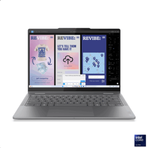 Lenovo Yoga 7 2-in-1 14ILL10 | Luna Grey | 14 " | OLED | Touchscreen | WUXGA | 1920 x 1200 pixels | Intel Core Ultra 7 | 256V | 16 GB | Soldered LPDDR5x | Solid-state drive capacity 512 GB | Intel Arc Graphics 140V | Windows 11 Home | 802.11be | Bluetooth version 5.4 | Keyboard language English | Keyboard backlit | Warranty 24 month(s) | Battery warranty 12 month(s) - Image 9