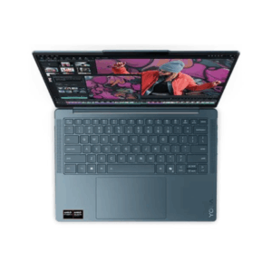 Lenovo Yoga Slim 7 14AKP10 AMD | Tidal Teal | 14 " | OLED | WUXGA | 1920 x 1200 pixels | Glossy | AMD Ryzen AI 5 | 340 | 16 GB | Soldered LPDDR5 | Solid-state drive capacity 512 GB | AMD Radeon 840M Graphics | Windows Home 11 | 802.11be | Bluetooth version 5.4 | Keyboard language Nordic | Keyboard backlit | Warranty 24 month(s) | Battery warranty 12 month(s) - Image 19