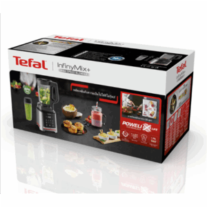 TEFAL | Blender | Infiny Mix+ BL91HD31 | Tabletop | 1600 W | Jar material Tritan | Jar capacity 2.6 L | Ice crushing | Stainless Steel/Black - Image 4