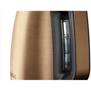 TEFAL Coppertinto Kettle | KI280G10 | Electric | 2400 W | 1.7 L | Stainless steel | 360° rotational base | Copper/Black - Image 2