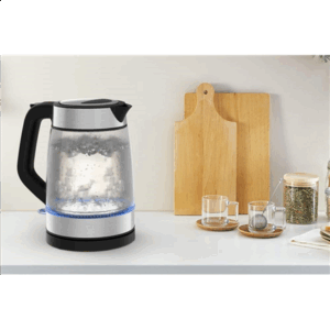 TEFAL Kettle | KI605830 | Electric | 2200 W | 1.7 L | Glass | 360° rotational base | Black - Image 3
