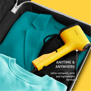 TEFAL | Garment Steamer Pure Pop | DT2026E1 | Handheld | 1300 W | 0.07 L | 20 g/min | Yellow - Image 5