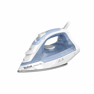 TEFAL Steam Iron | FV2C41E0 Virtuo | Steam Iron | 2000 W | Water tank capacity 240 ml | Continuous steam 27 g/min | Steam boost performance 120 g/min | Blue/White - Image 1