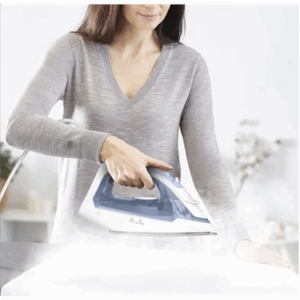 TEFAL Steam Iron | FV2C41E0 Virtuo | Steam Iron | 2000 W | Water tank capacity 240 ml | Continuous steam 27 g/min | Steam boost performance 120 g/min | Blue/White - Image 6