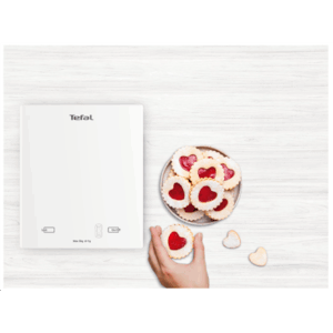 TEFAL Digital Kitchen Scale | Essential BC5504V0 | Graduation 1 g | White - Image 3