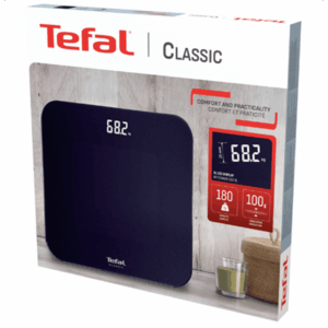 TEFAL Bathroom Scale | Classic PP1900V0 | Maximum weight (capacity) 180 | Accuracy 100 g | Dark Blue - Image 5