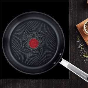 TEFAL | Pan Set | Intuition B817S255 | Frying | Diameter 20/26 cm | Suitable for induction hob | Fixed handle | Black/Silver - Image 2