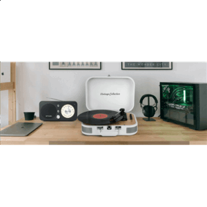 Muse | Turntable Stereo System | MT-201WW | Turntable Stereo System | USB port | AUX in - Image 2
