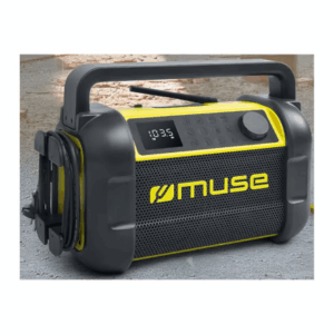 Muse | M-928 BTY | Jobsite Radio speaker | Waterproof | Bluetooth | Wireless connection | Portable | NFC features | Black/Yellow