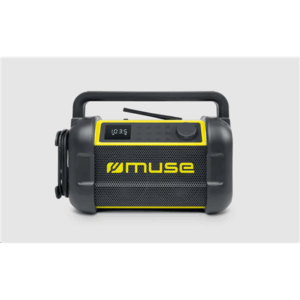 Muse | M-928 BTY | Jobsite Radio speaker | Waterproof | Bluetooth | Wireless connection | Portable | NFC features | Black/Yellow - Image 2
