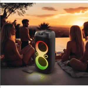 Muse | Party Box Speaker | M-1937 DJ | 600 W | Bluetooth | Wireless connection | Portable | Black - Image 3
