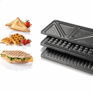 Gorenje | Sandwich maker | SM703GCB | 700 W | Number of plates 3 | Number of pastry 2 | Black - Image 2