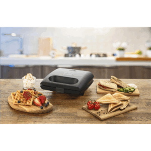 Gorenje | Sandwich maker | SM703GCB | 700 W | Number of plates 3 | Number of pastry 2 | Black - Image 5