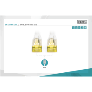 Digitus CAT 6A S/FTP | Patch cord | Length 15 m | Grey - Image 2