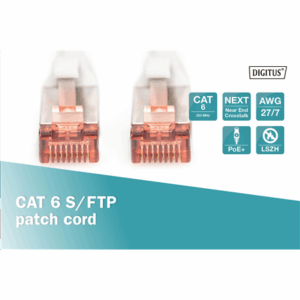 Digitus CAT 6 S/FTP | Patch cord | Length 20 m | Grey - Image 2