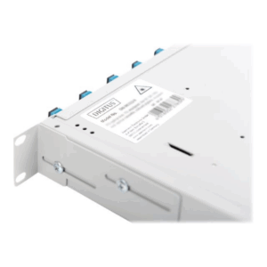 Fiber Optic Splice Box Front Panel, quick lock, 12x SC DX, 1U | DN-96200-QL | Grey - Image 6