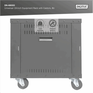 Digitus Universal 19-Inch Equipment Rack with Castors, 8U | DN-48000 - Image 9