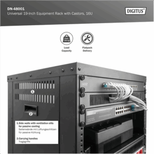 Digitus AVS Rack | DN-48001 | Black - Image 2